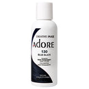 ADORE SEMI PERMANENT HAIR COLOR 4oz BLUE BLACK #130 (DL/12) #76010130