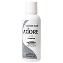 ADORE SEMI PERMANENT HAIR COLOR 4oz TITANIUM #155 (DL/12) #76010155