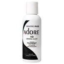 ADORE SEMI PERMANENT HAIR COLOR 4oz CRYSTAL CLEAR #10 (DL/12) #76010401