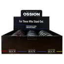 MORFOSE OSSION PREMIUM BARBER LINE HAIR GEL WAX SHELF DISPLAY (18 PCS)