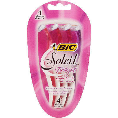 BIC SHAVER SOLEIL SMOOTH FOR WOMEN SCENTED 4 PACK (DL/6)