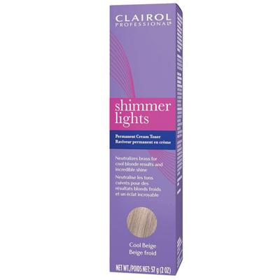 CLAIROL SHIMMER LIGHTS CREAM TONER 2 OZ COOL BEIGE (DL/6)