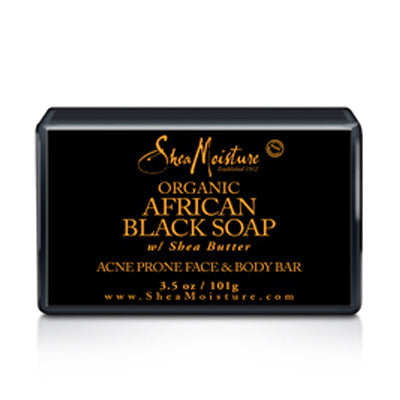 SHEA MOISTURE AFRICANBLACK SOAP FACIAL SOAP 3.5oz (DL/4)