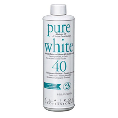 CLAIROL PURE WHITE DEVELOPER 40 VOLUME 16 OZ