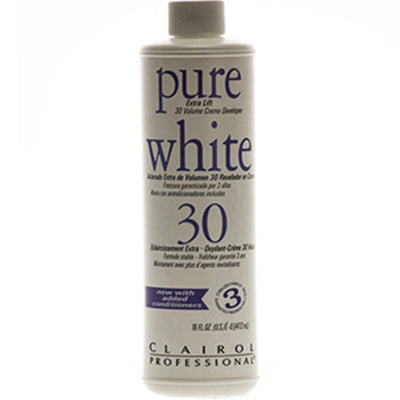 CLAIROL PURE WHITE DEVELOPER 30 VOLUME 16 OZ