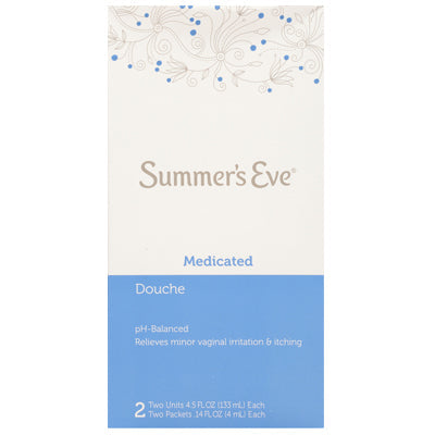 SUMMERS EVE DOUCHE 2 PACK 4.5oz MEDICATED (CS/6)