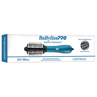 BABYLISSPRO NANO TITANIUM OVAL IONIC HOT AIR BRUSH