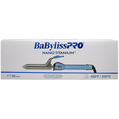 BABYLISSPRO NANO TITANIUM CURLING IRON SPRING 1"