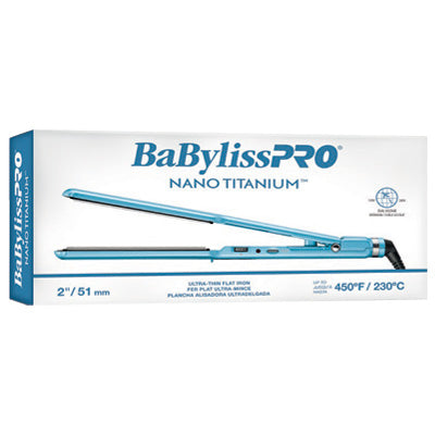 BABYLISSPRO NANO TITANIUM FLAT IRON ULTRA THIN 2"