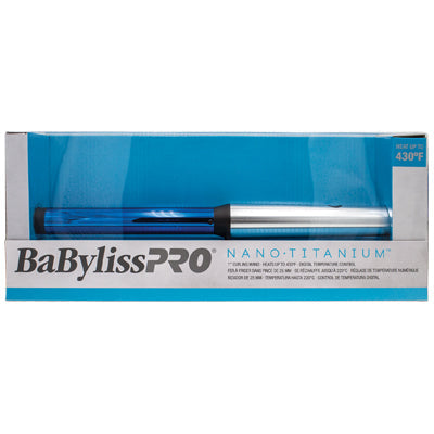 BABYLISSPRO NANO TITANIUM CURLING WAND 1"