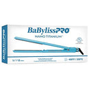 BABYLISSPRO NANO TITANIUM FLAT IRON ULTRA SLEEK 1/2" IONIC   *
