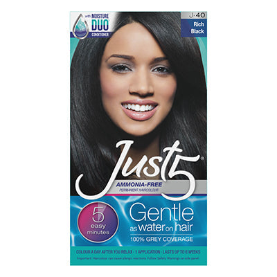 JUST 5 HAIR COLOR J40 RICH BLACK (DL/3) #08204133