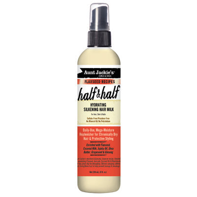 AUNT JACKIE'S FLAXSEED HALF & HALF HAIR MILK 12 OZ