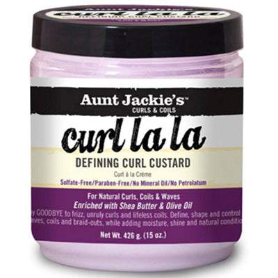 AUNT JACKIE'S CURL LA LA CUSTARD 15 OZ