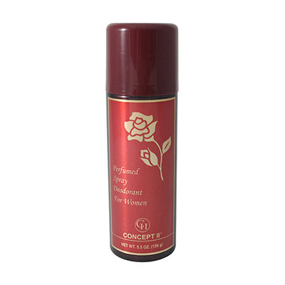 CONCEPT II SPRAY DEODORANT 5.5 oz FOR WOMEN (RED)