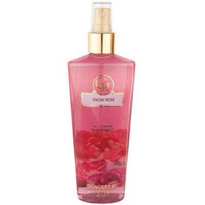 CONCEPT II BODY MIST 8 OZ SNOW ROSE