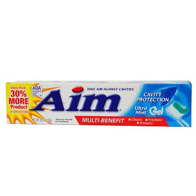 Aim Toothpaste 5.5 oz Cavity Protection Mint Gel (CS/24)