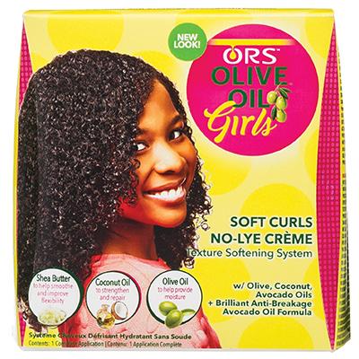 Ors Olive Oil Girls Soft Curls No Lye Creme Kit (CS/6)