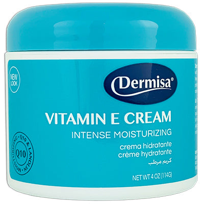 DERMISA VITAMIN E CREAM w/Q10  4oz