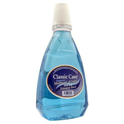 Classic Care Mouthwash 24oz Peppermint (CS/12)