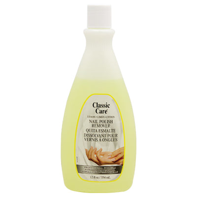 Classic Care Nail Polish Remover 12oz Lemon (CS/1DZ)