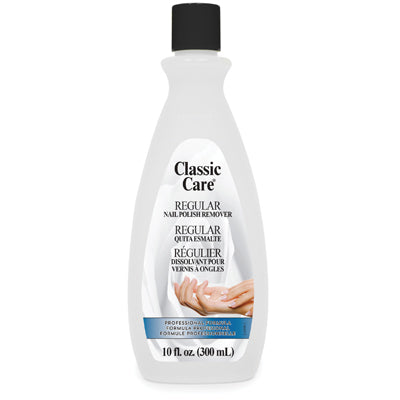 CLASSIC CARE NAIL POLISH       REMOVER 10oz REGULAR (cs/1DZ)