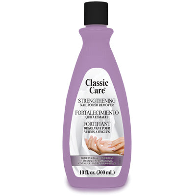 CLASSIC CARE NAIL POLISH       REMOVER 10oz STRENGTHN(cs/1DZ)