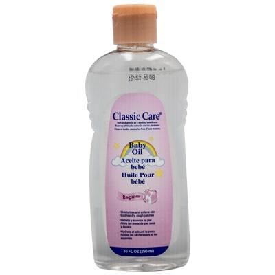 Classic Care Baby Oil 10oz Regular (CS/24EA)