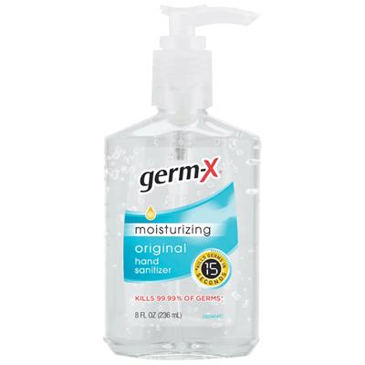 Germ-X Hand Sanitizer 8oz Original W/Pump (CS/12)