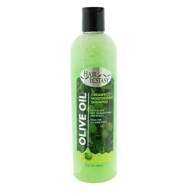 Hair Ecstasy Olive Oil Creamy Moisturizing Shampoo 12oz