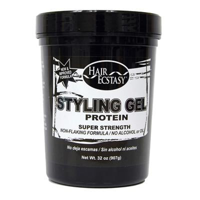 Hair Ecstasy Styling Gel 32oz Protein Super Strength (CS/6)