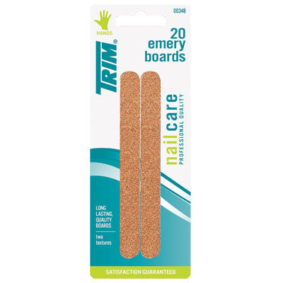 TRIM NAIL CARE 20 PC EMERY BOARDS (DL/6)