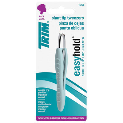 TRIM EASY HOLD TWEEZERS SLANT TIP (DL/6)