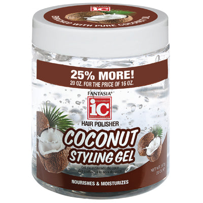 I.C. STYLING GEL 20 OZ COCONUT (CS/6) *