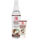 I.C. HAIR POLISHER 6oz COCONUT  OIL MIST COMBO W/2oz GEL(CS/6) *