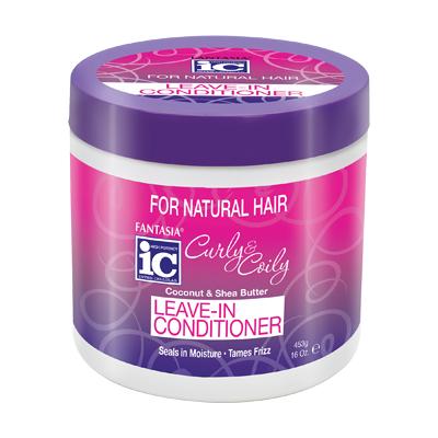 I.C. Curly & Coily Leave-In Conditioner 16 oz (CS/6)