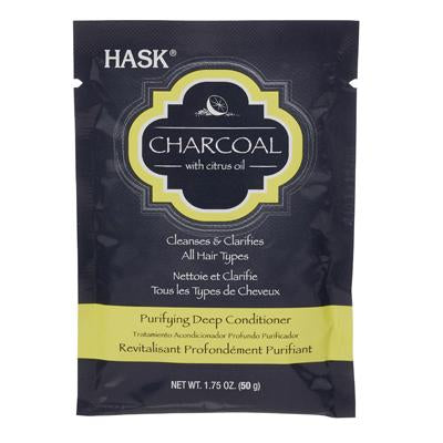 Hask Deep Cond Pack 1.75 oz Clarifying Charcoal (DL/12)