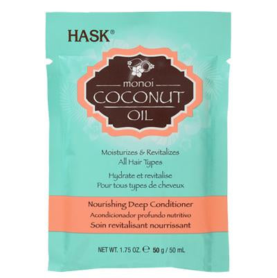 Hask Deep Cond Pack 1.75 oz Coconut Oil (DL/12)