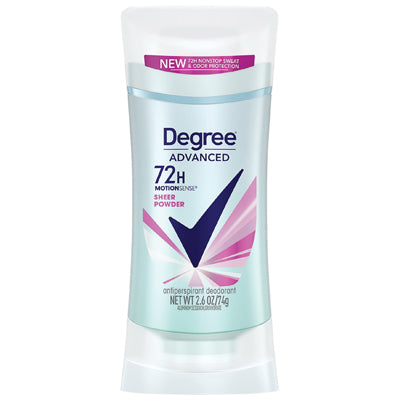 DEGREE FOR WOMEN INVISIBLE     SOLID 2.6 OZ SHEER POWDER