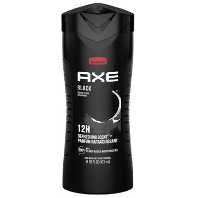 AXE BODY WASH 16oz BLACK (CS/4)