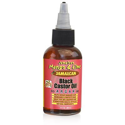 Jamaican Mango & Lime Black Castor Oil 2oz Argan