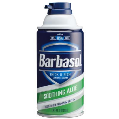 Barbasol Shave Cream 10 oz Soothing Aloe (CS/6)