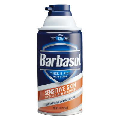 Barbasol Shave Cream 10 oz Sensitive Skin (CS/6)