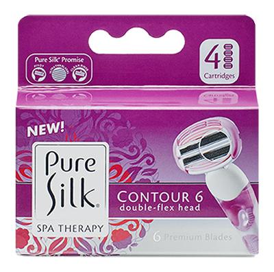 Pure Silk Contour 6 System Refill 4 Cartridges (DL/3)
