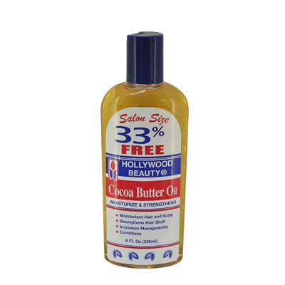Hollywood Oil 8 oz Cocoa Butter Oil