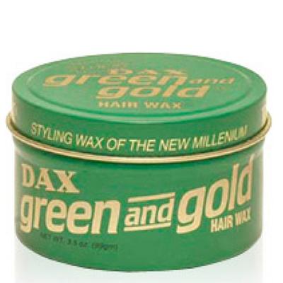 Dax Green & Gold Hair Wax 3.5 oz