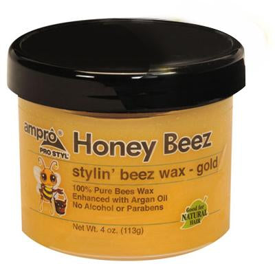 Ampro Pro-Styl Honey Beez Wax 4 oz Gold