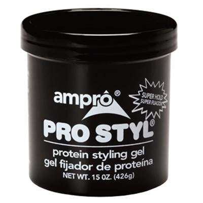 Ampro Protein Gel 15 oz Black Super Hold