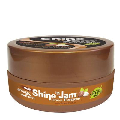Ampro Shine N Jam Silk Edges 2 oz Shea Butter
