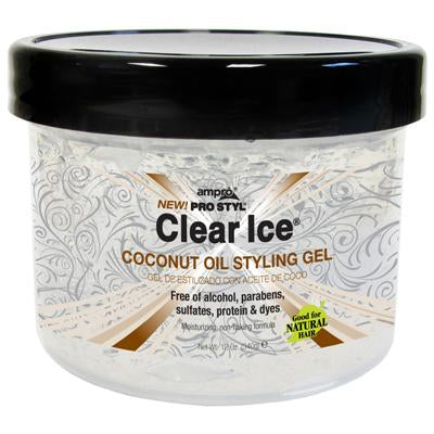 Ampro Pro-Styl Clear Ice Coconut Oil Gel 12 oz (CS/6)